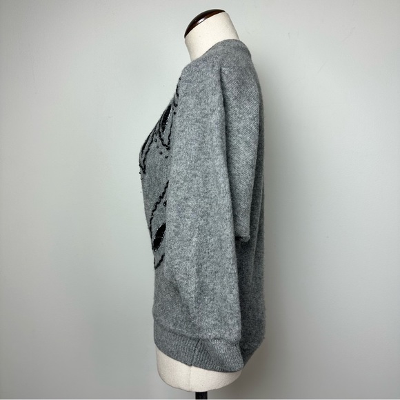 Vintage Embellished Batwing Sweater - Picture 8 of 14